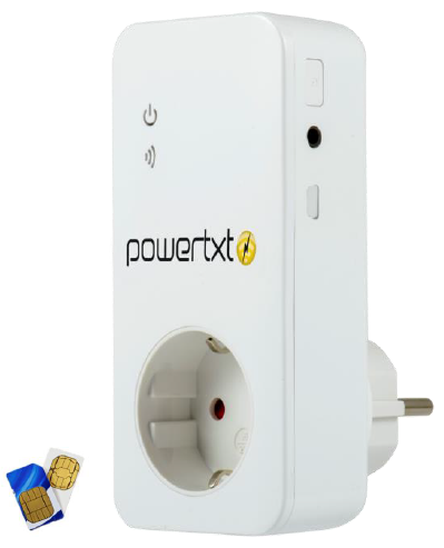 Powertxt – Interruptor GSM (clavija EU)
