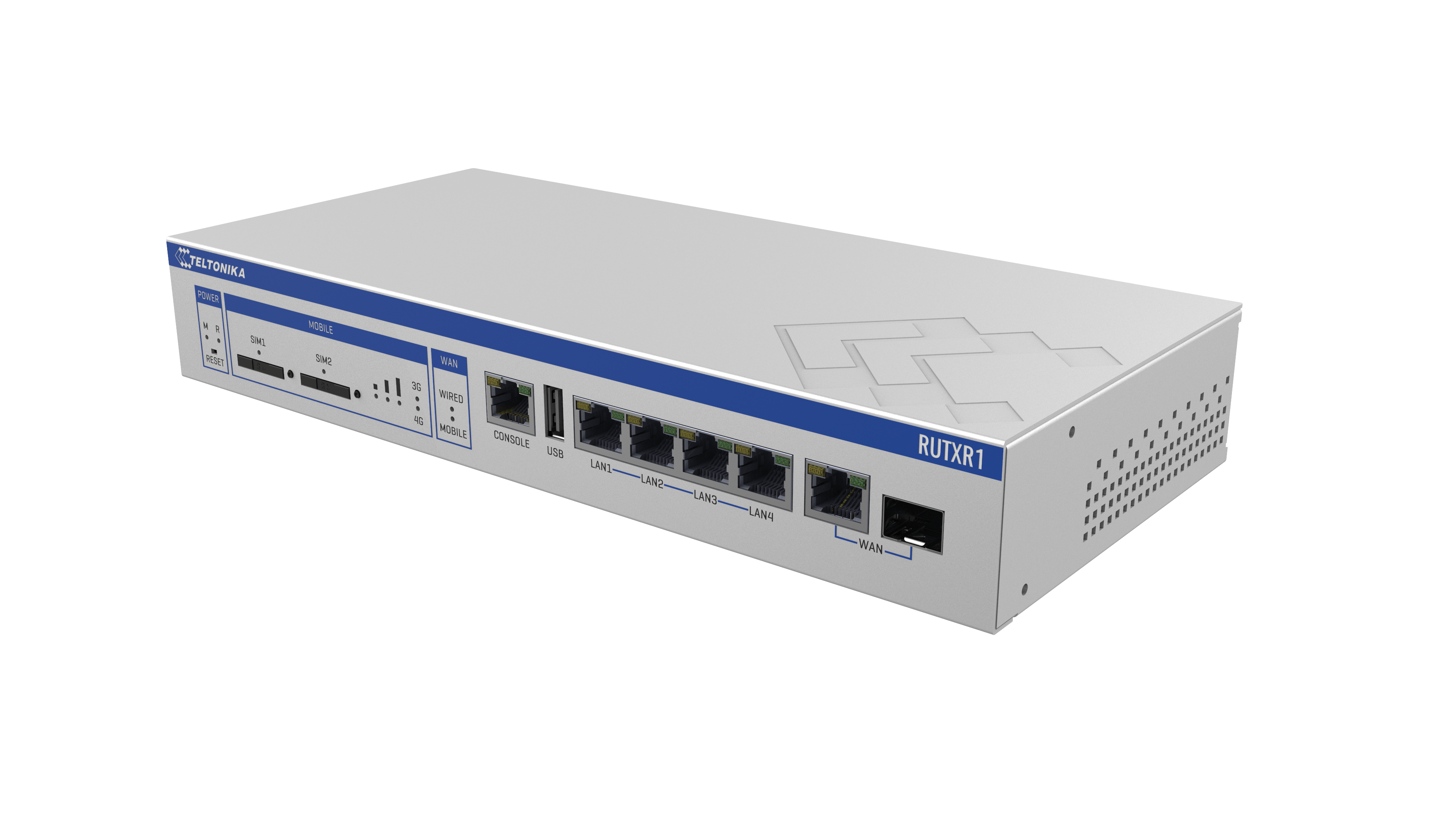 RUTXR1 – SFP/LTE enterprise router for 19” rack mounting