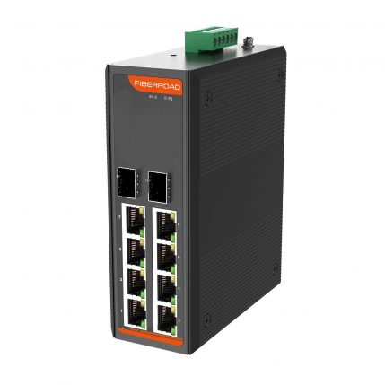 FR-7N3208P – Switch no gestionable, 8xGbE PoE/PoE+ + 2xSFP 1000BaseX